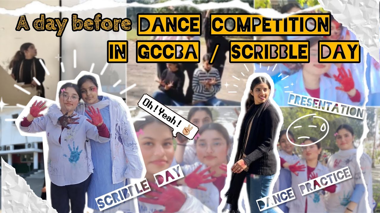 Ek din phle dance competition se / scribble day in school 🥹🫀
