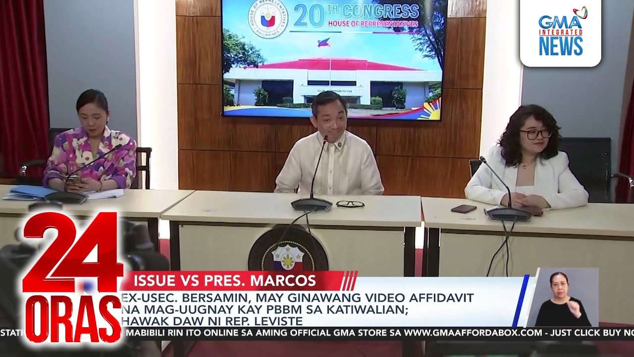 Leviste claims video affidavit links PBBM to corruption | 24 Oras