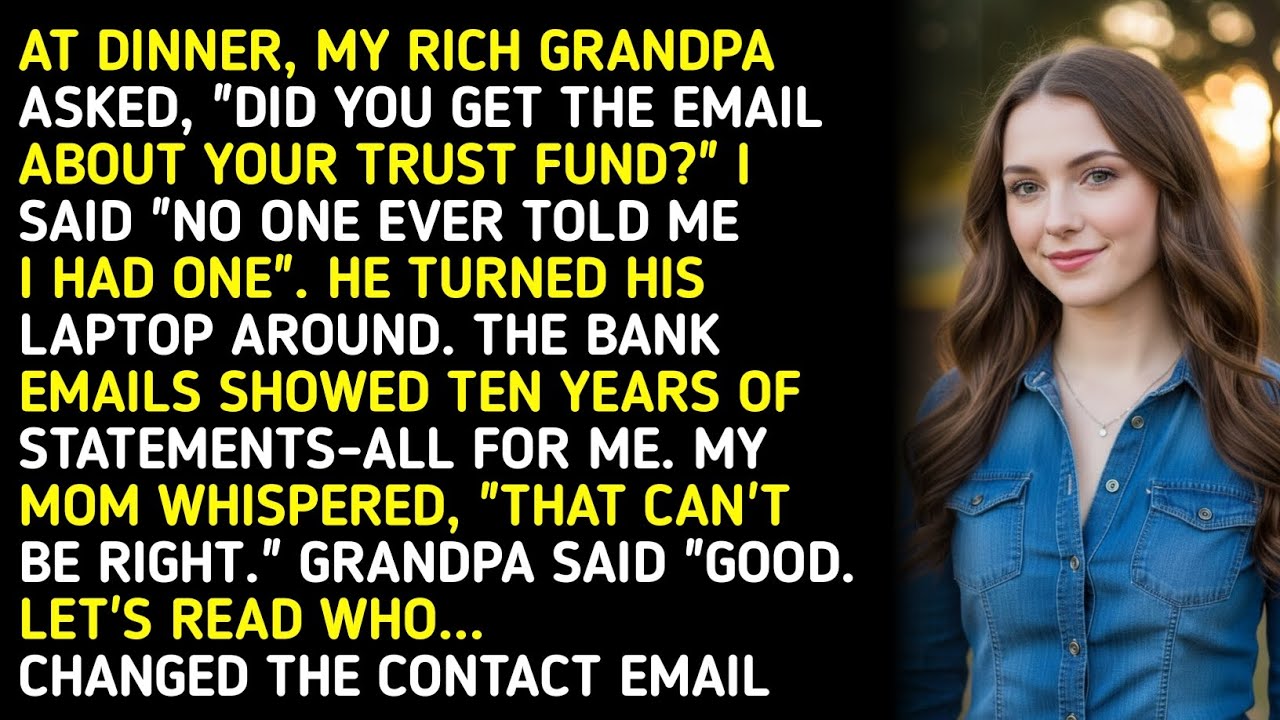 AT DINNER, MY RICH GRANDPA ASKED, 