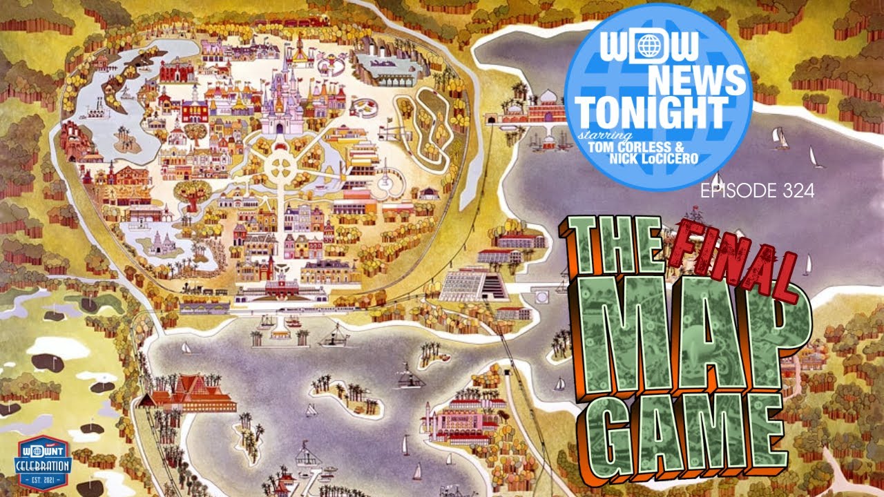 The Final Disney Map Game, Countdown to the End of WDW News Tonight