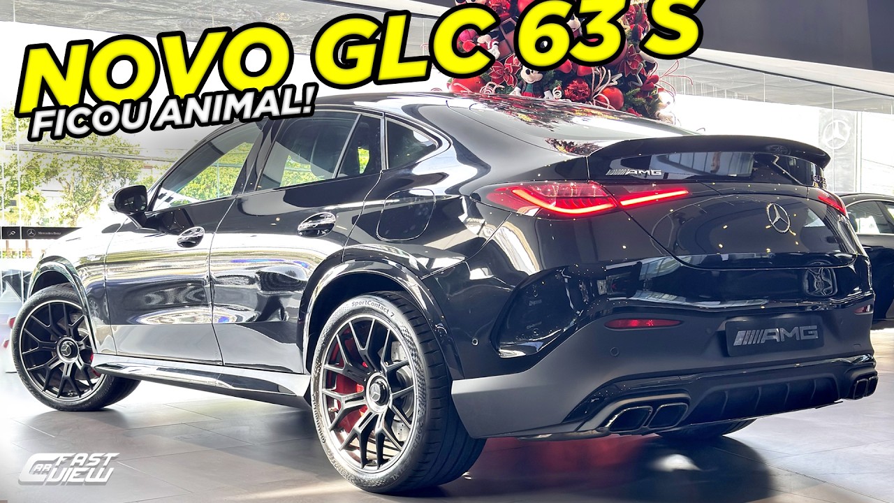 NEM PRECISA MAIS DO V8?! NOVO AMG GLC 63 S 2024 COM 680 CV E +DE 100 KGFM DE TORQUE BEIRA O ABSURDO!