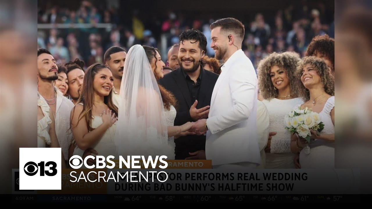 Local pastor performed wedding during Bad Bunny's halftime show
