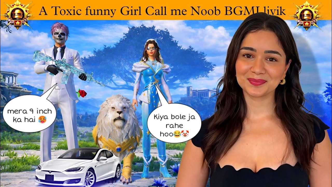 TOXIC FUNNY GIRL IN BGMI 🥵 | BGMI NOOB PRANK 🔥 | DEAR GOLU GAMING ⚡