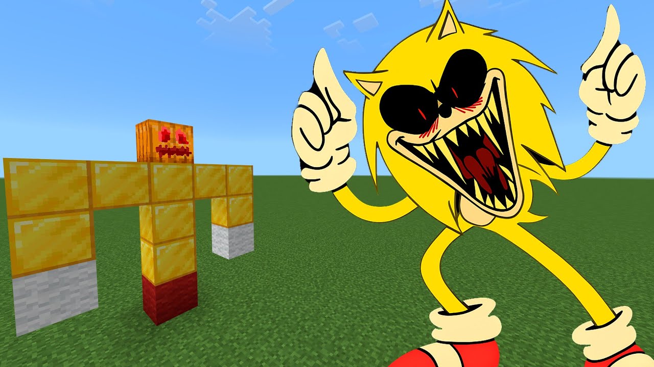 Super SONIC EXE Addon in Minecraft PE