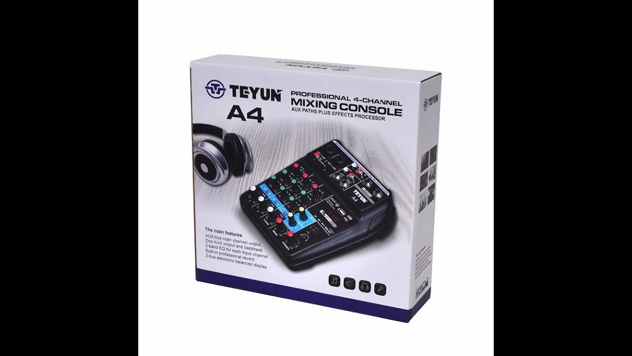 Микшерный пульт Teyun A4 из Китая