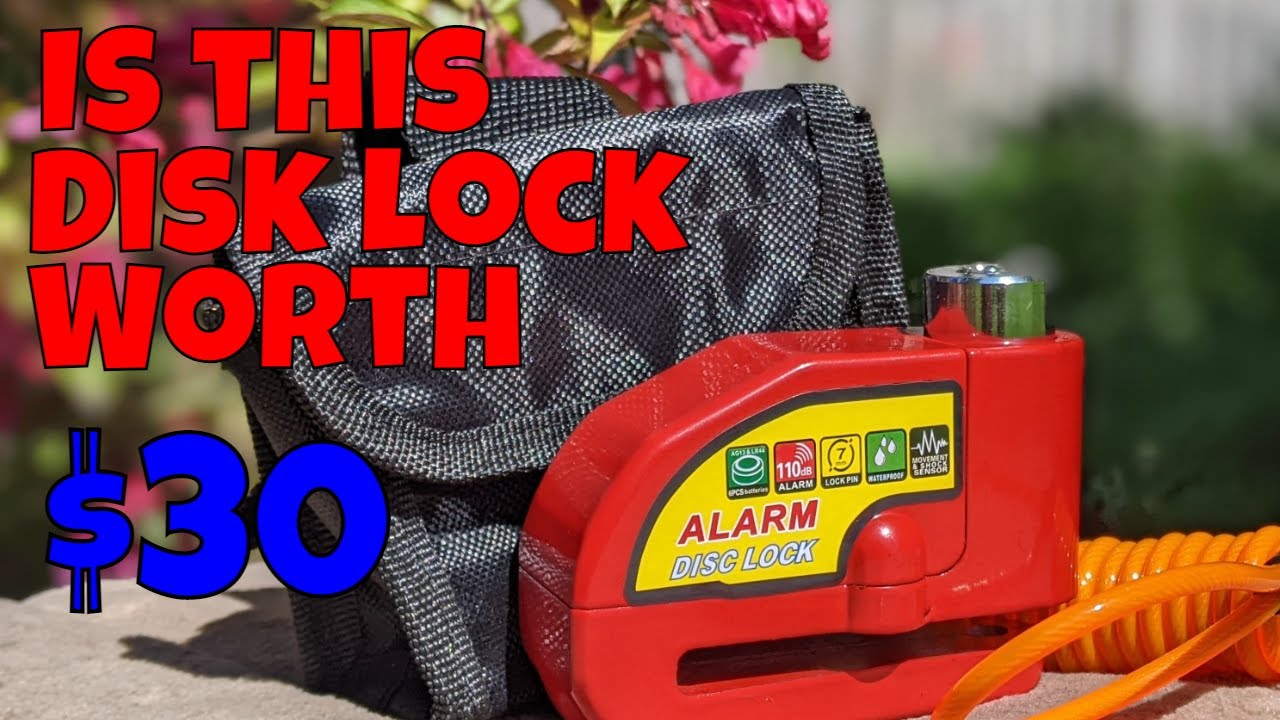 Today I review an inexpensive motorcycle disk lock I bought on Amazon.