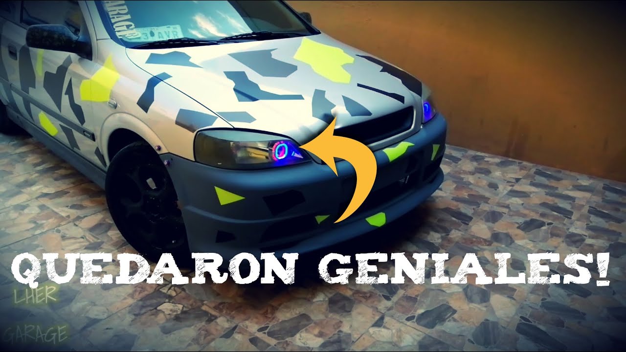 OJOS DE DEMONIO A LOS FAROS DEL OPEL ASTRA G || LUIS HER