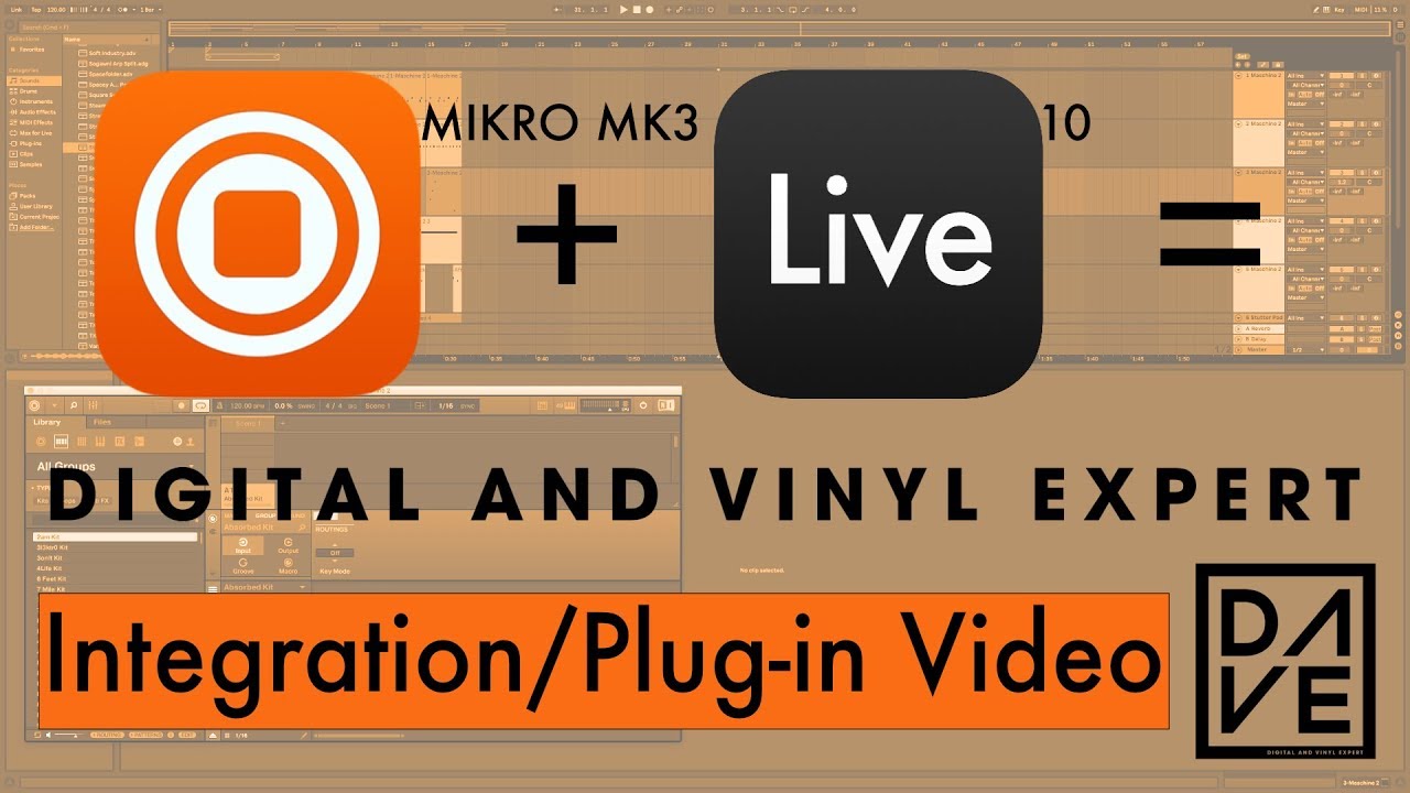Maschine Mikro Mk3 как плагин в Ableton Live 10