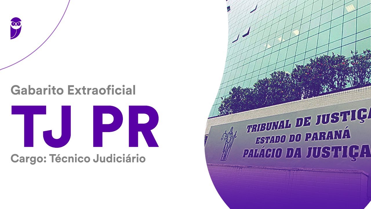 Gabarito Extraoficial TJ PR - T&eacute;cnico Judici&aacute;rio