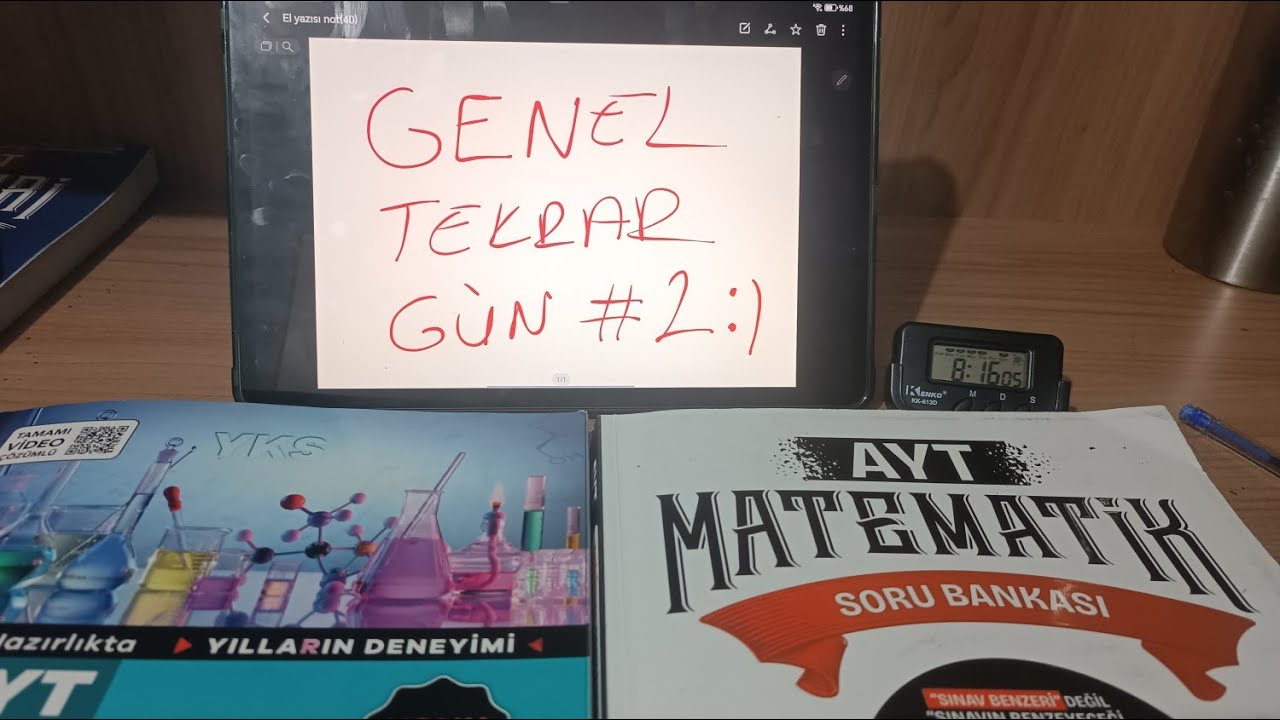 +8 saat | genel tekrar gün #2 #yks2026 #mezun #ilk1000