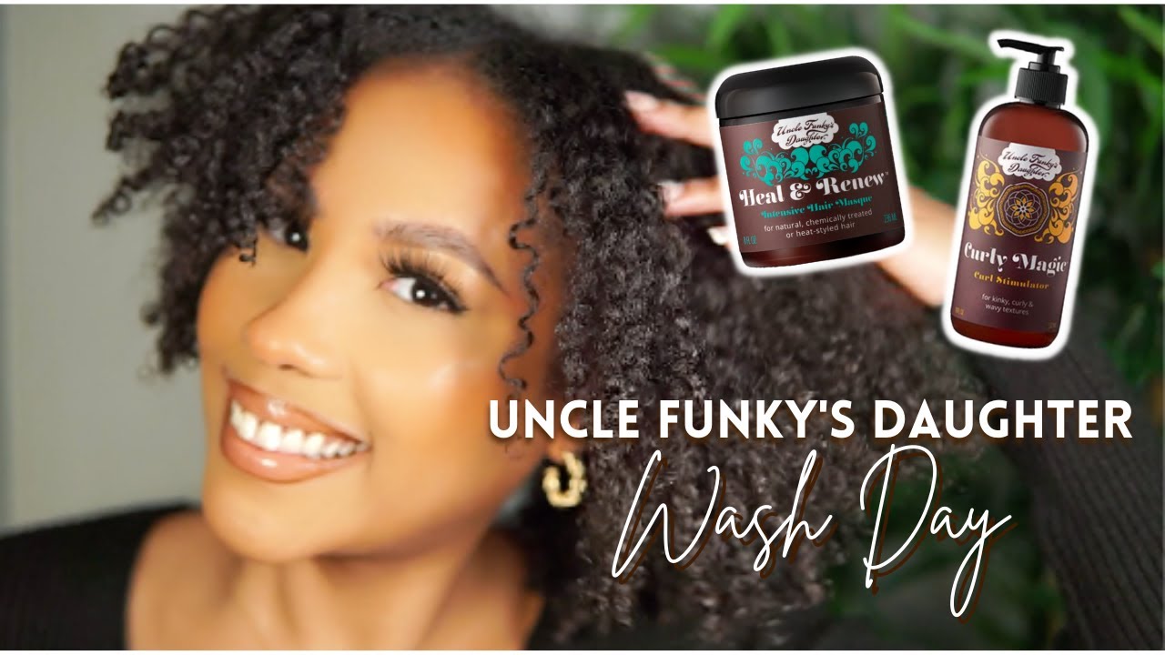 full wash day using Uncle Funky's Daughter | these results are everything!! 💛