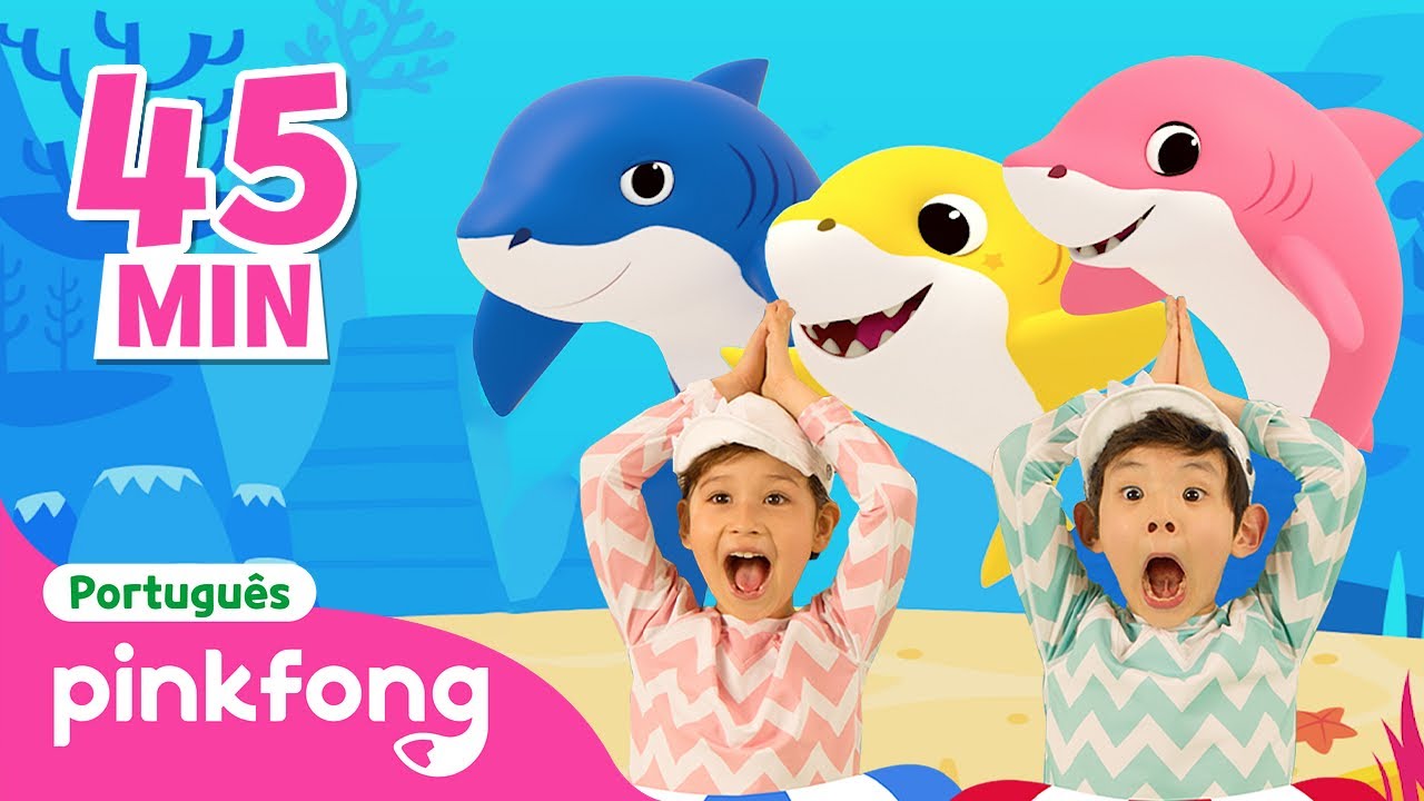3D Beb&ecirc; Tubar&atilde;o e mais m&uacute;sicas infantis | + Completo | Pinkfong, Beb&ecirc; Tubar&atilde;o! Can&ccedil;&otilde;es para Crian&ccedil;as