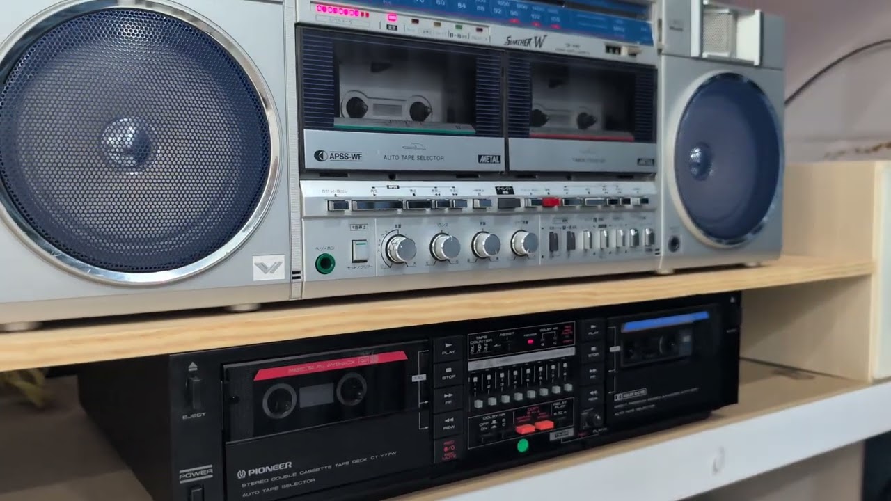 📯Đài Vintage radio boombox SHARP GF490 ☎0988872117