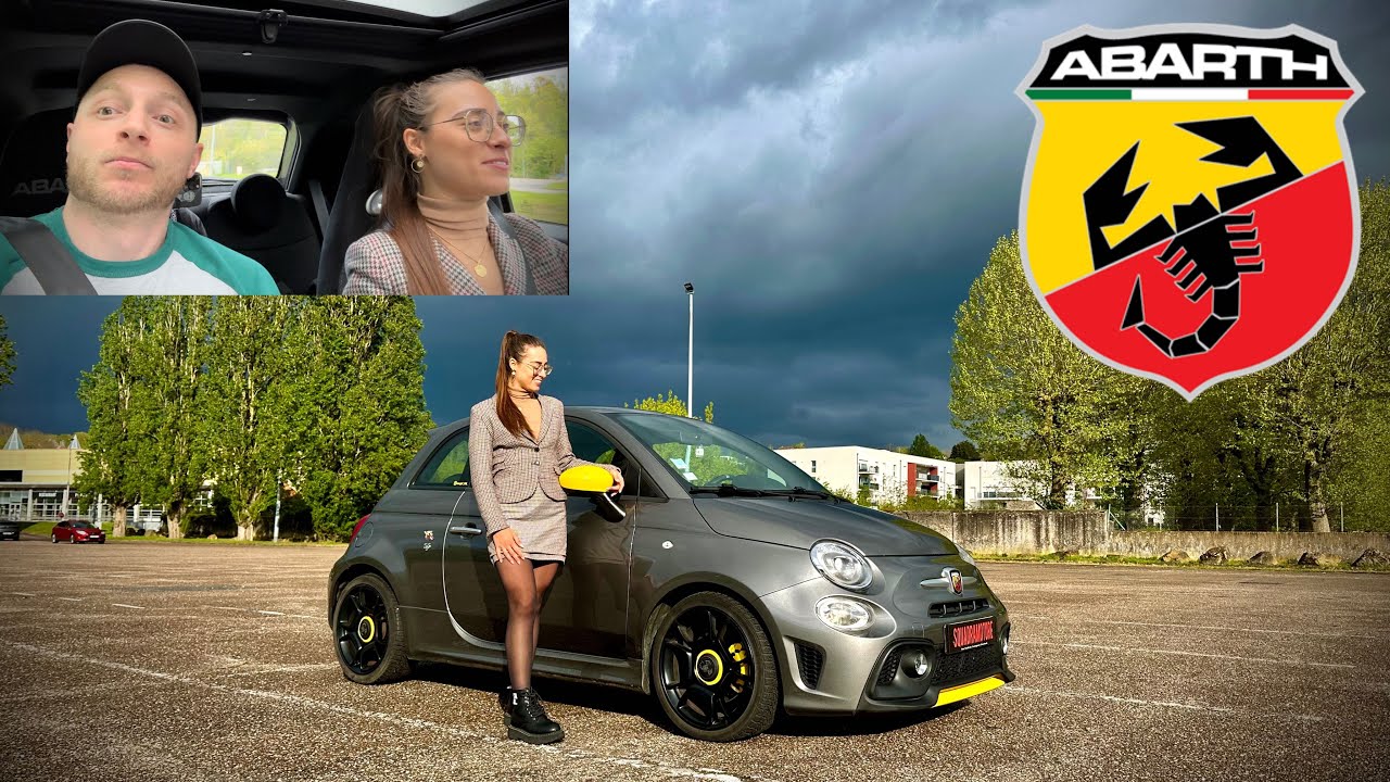 595 ABARTH PISTA: 160cv dans une bombinette. ÇA DONNE QUOI LA GIRLCONDUITE?!