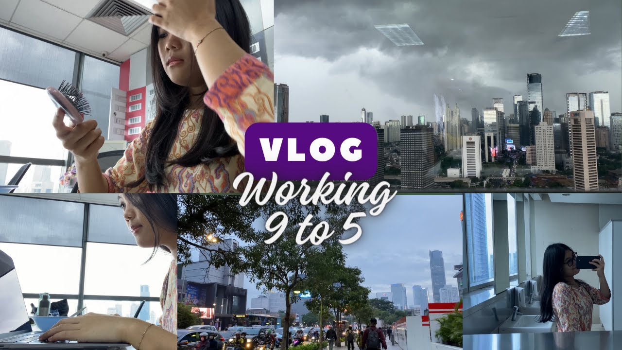 Life in Central Jakarta Office *silent vlog* | Working 9 to 5