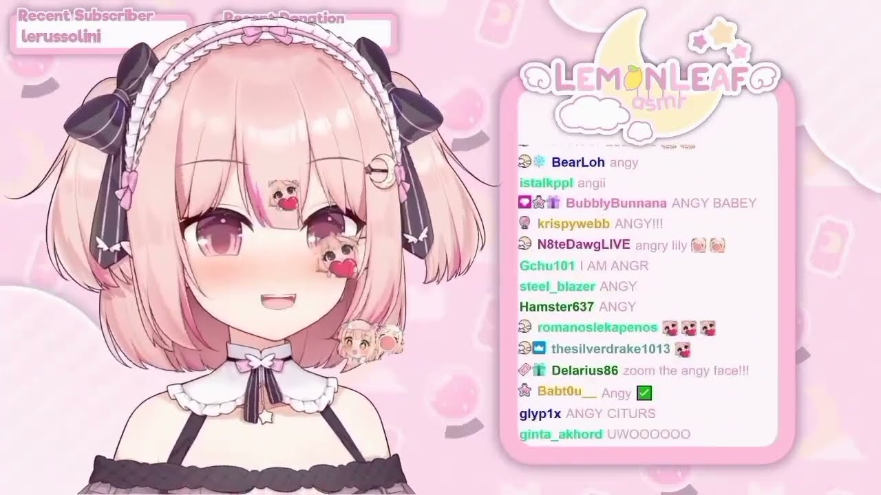 Angy Lemonleaf. Vtuber Debut 2.0 stream clip