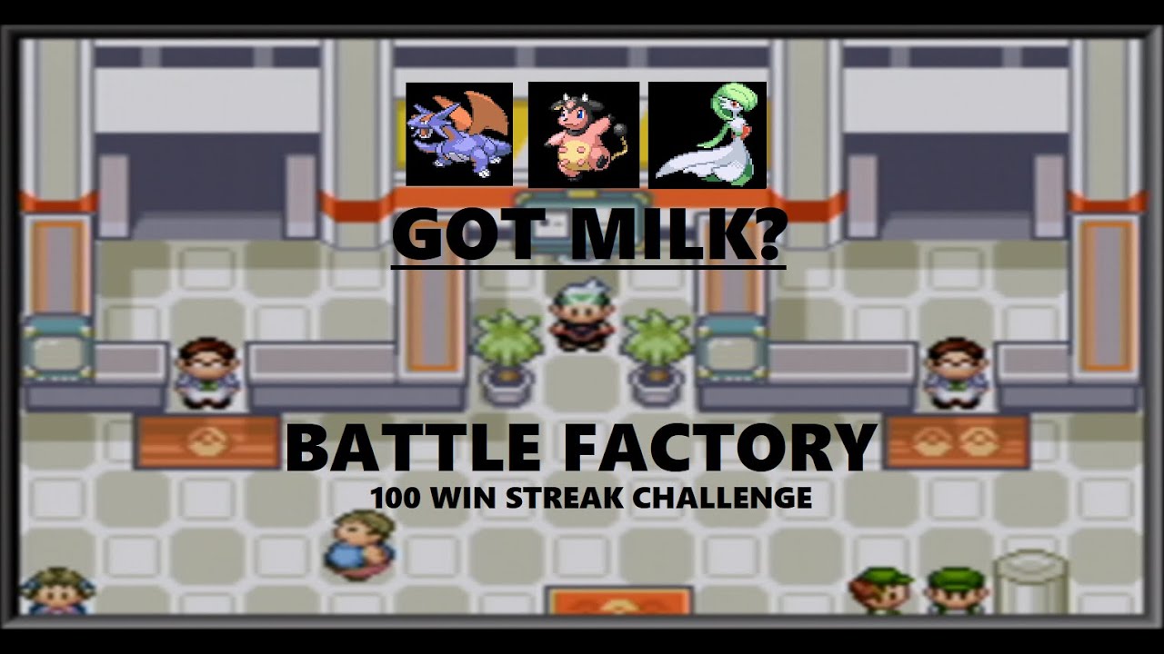 BREAK THE RECORD! POKEMON EMERALD - BATTLE FACTORY 100 WIN STREAK ATTEMPTS