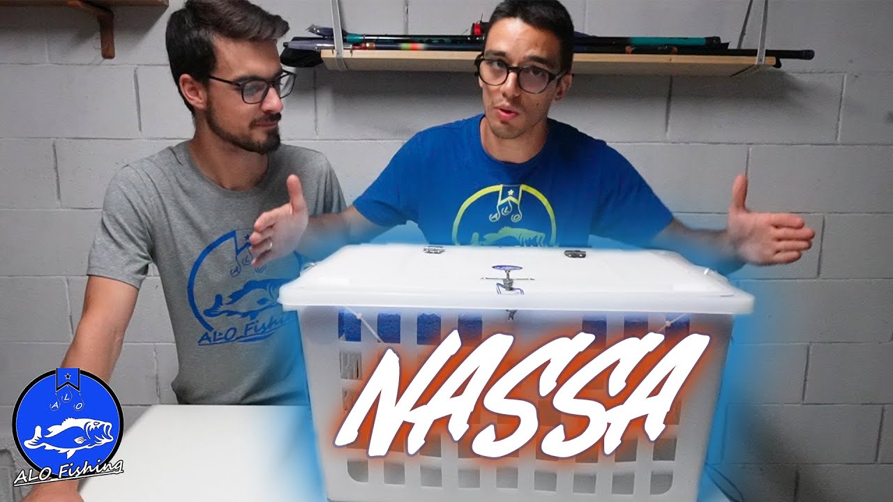 Costruiamo una NASSA rigida per il BELLY BOAT! *facile e veloce*