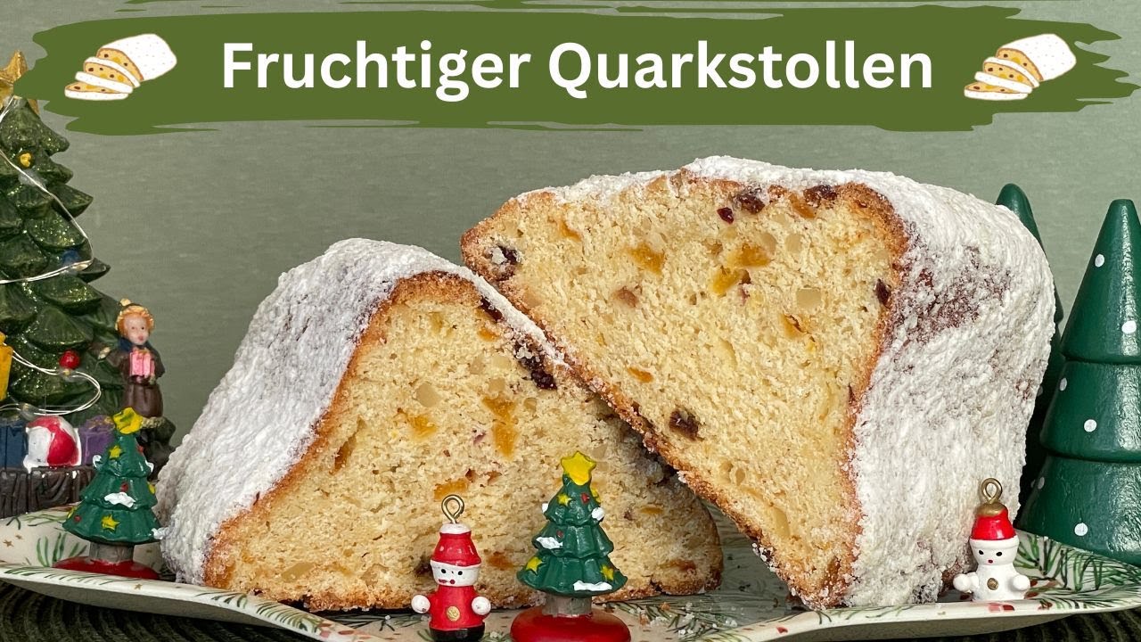 Fruchtiger Quarkstollen