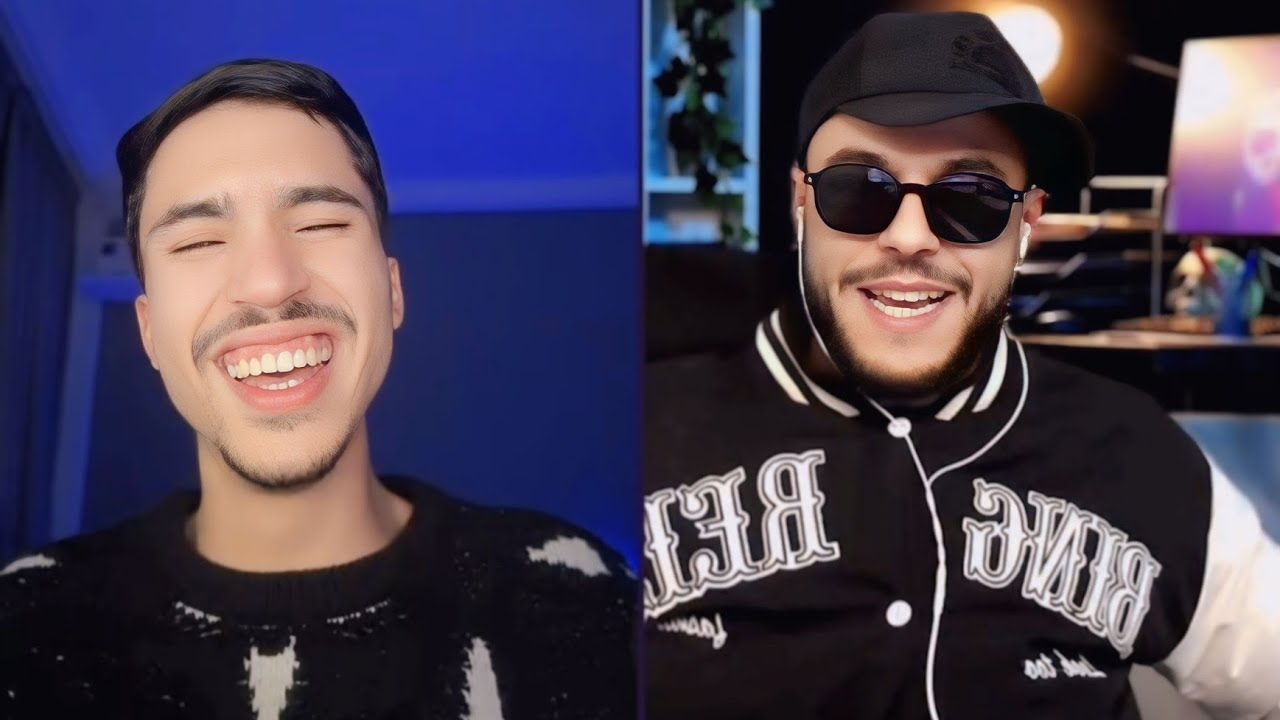 الكادار و رفيق يغنو فالراب 😂🤣 el kader w rafik yghanou f rap 🤣😂 ضحك بالدموع 😆😆