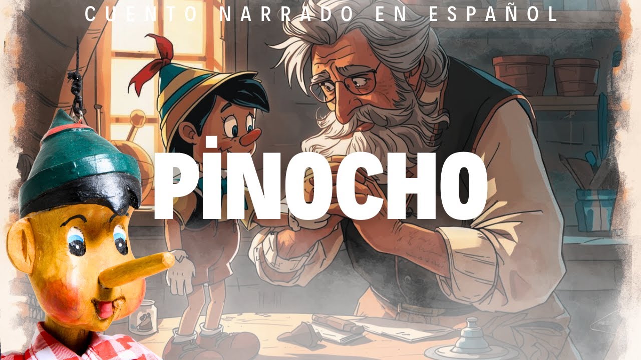 Pinocho | Cuento narrado en español 📖✨ 🎧📚🌎