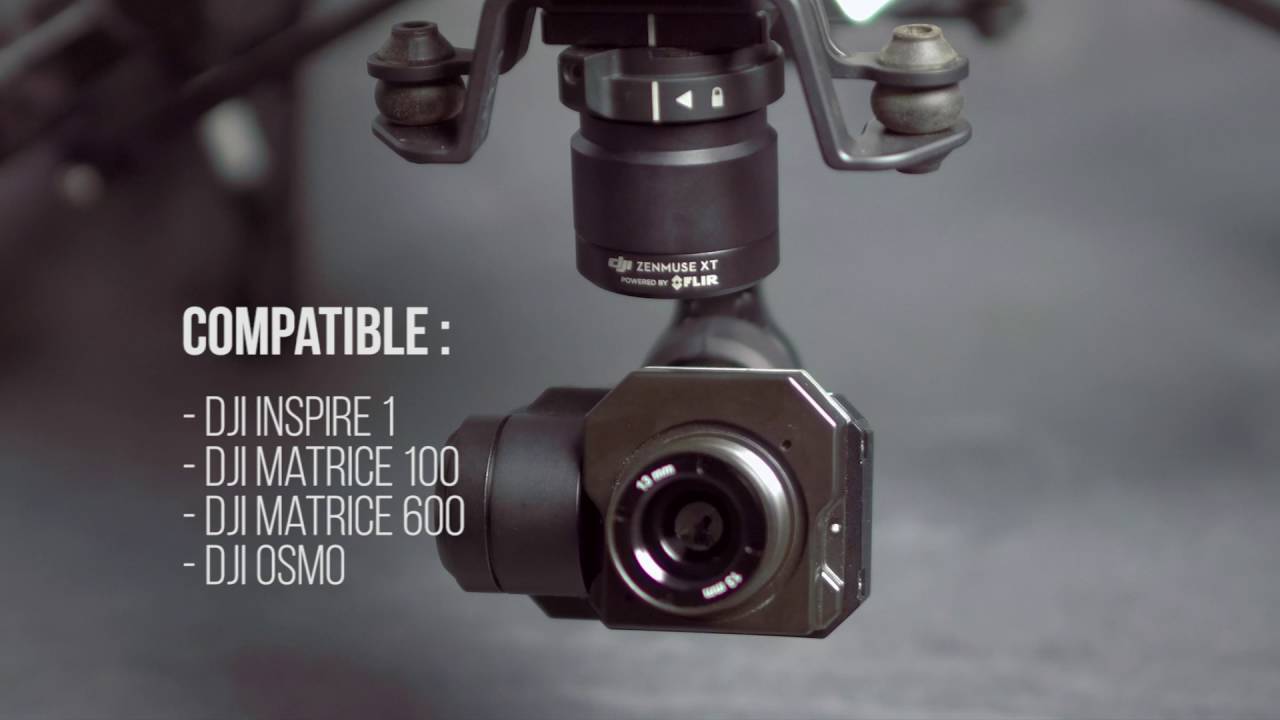 DJI Zenmuse XT FLIR - Pr&eacute;sentation et d&eacute;monstration