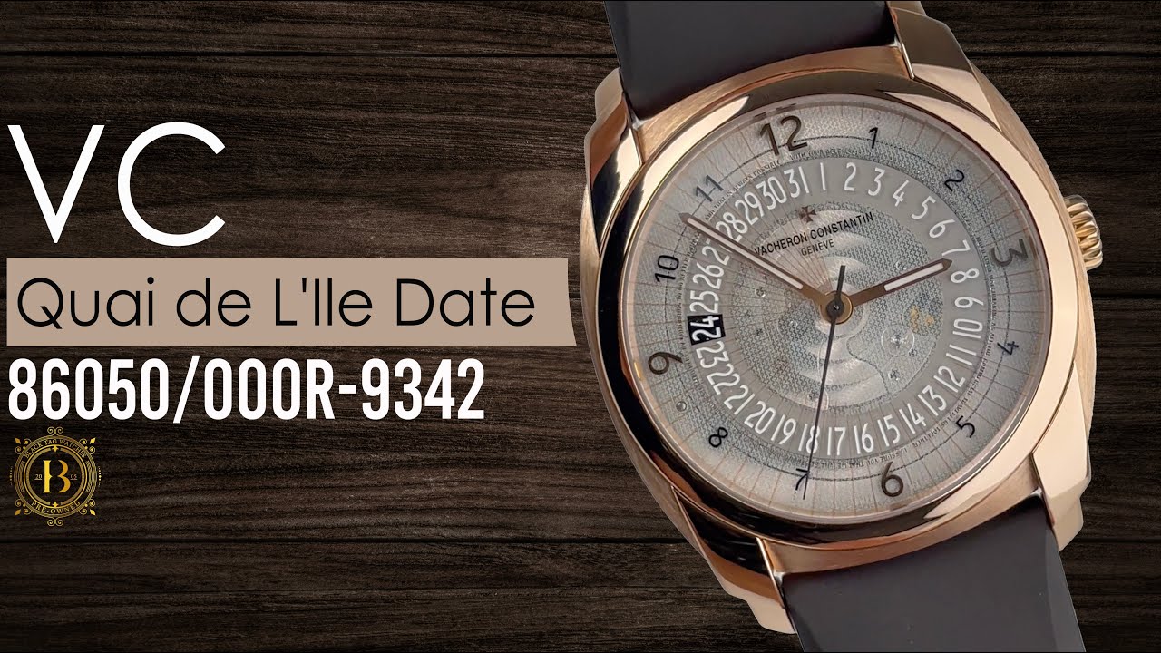 In-Depth Look: Vacheron Constantin Quai De L’Ile Automatic Date 86050/000R-9342 Review