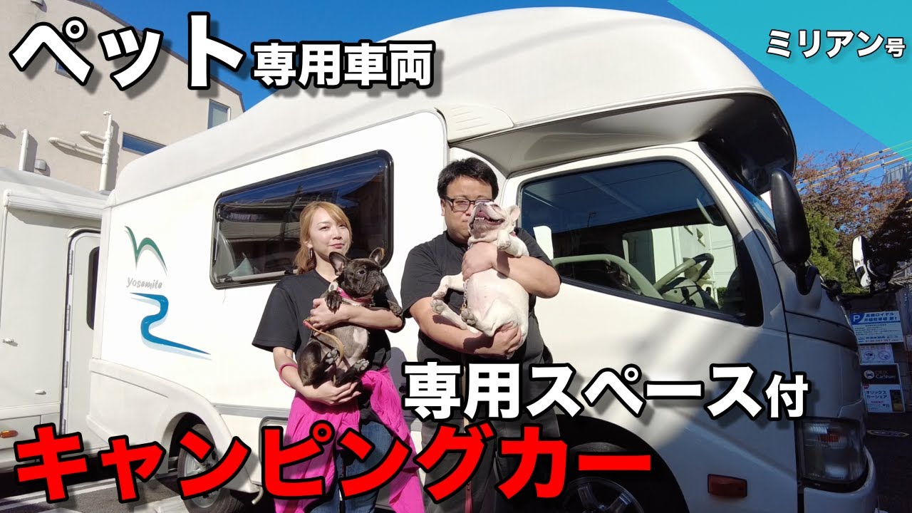 【キャンピングカー】ペットとの旅行やお出かけにおすすめ！7人乗りの車両をご紹介