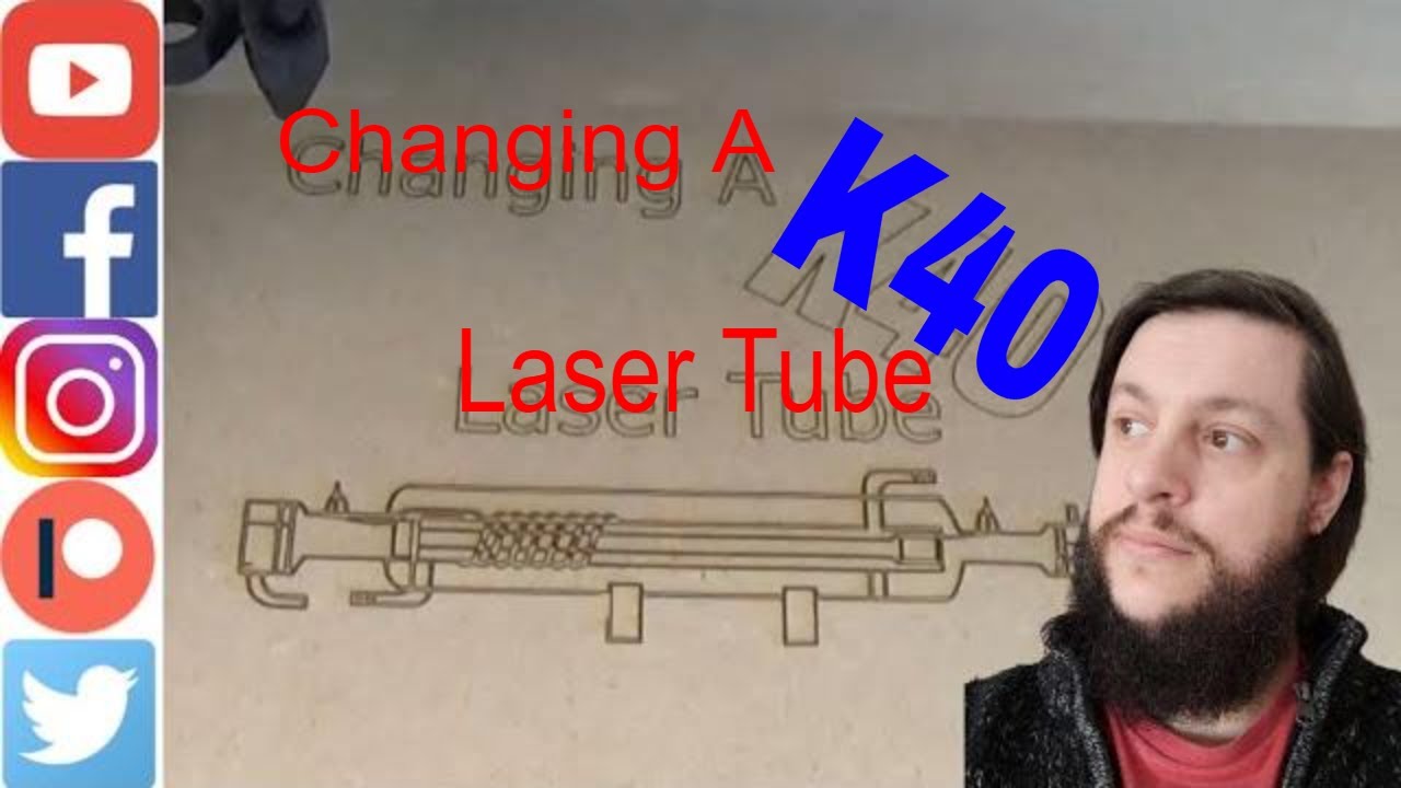 Замена лазерной трубки K40