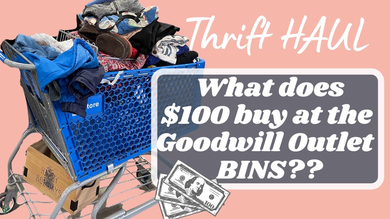 HUGE Haul from The Goodwill Outlet Bins in MAINE! What did I get for $100? Thrift Across New England