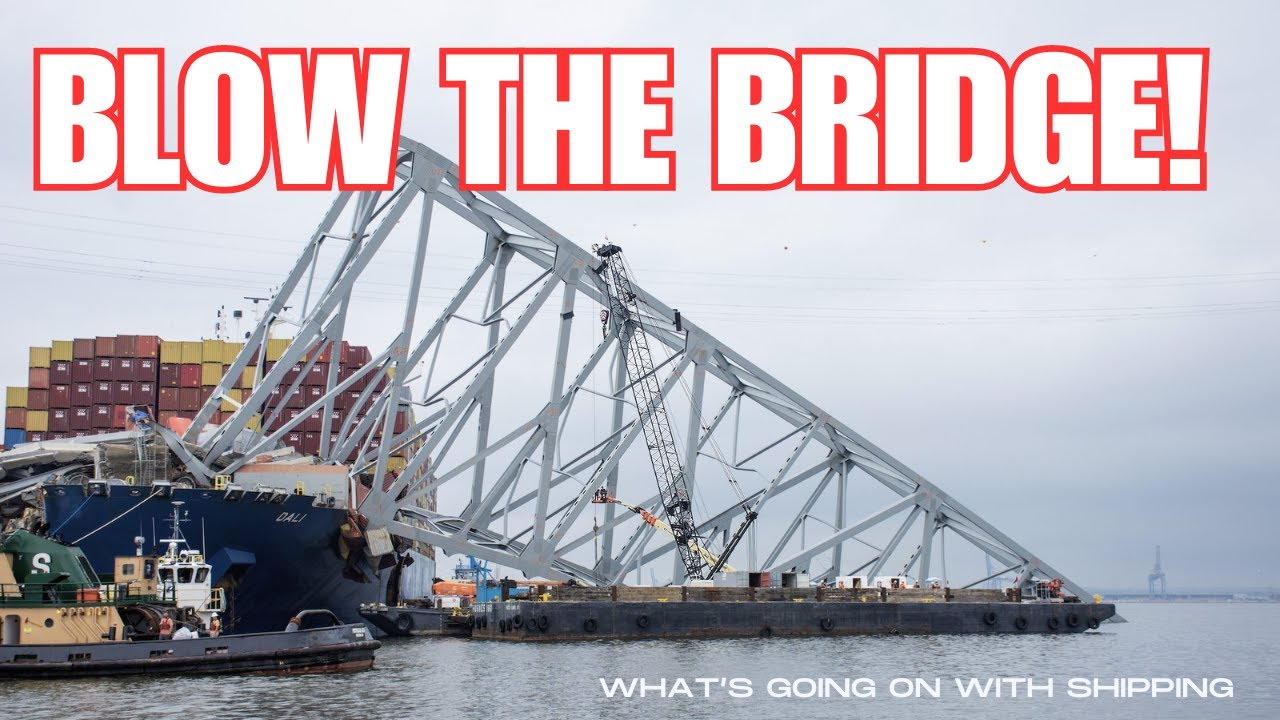 FIRE IN THE HOLE! | Baltimore to Blow the Key Bridge Off MV Dali