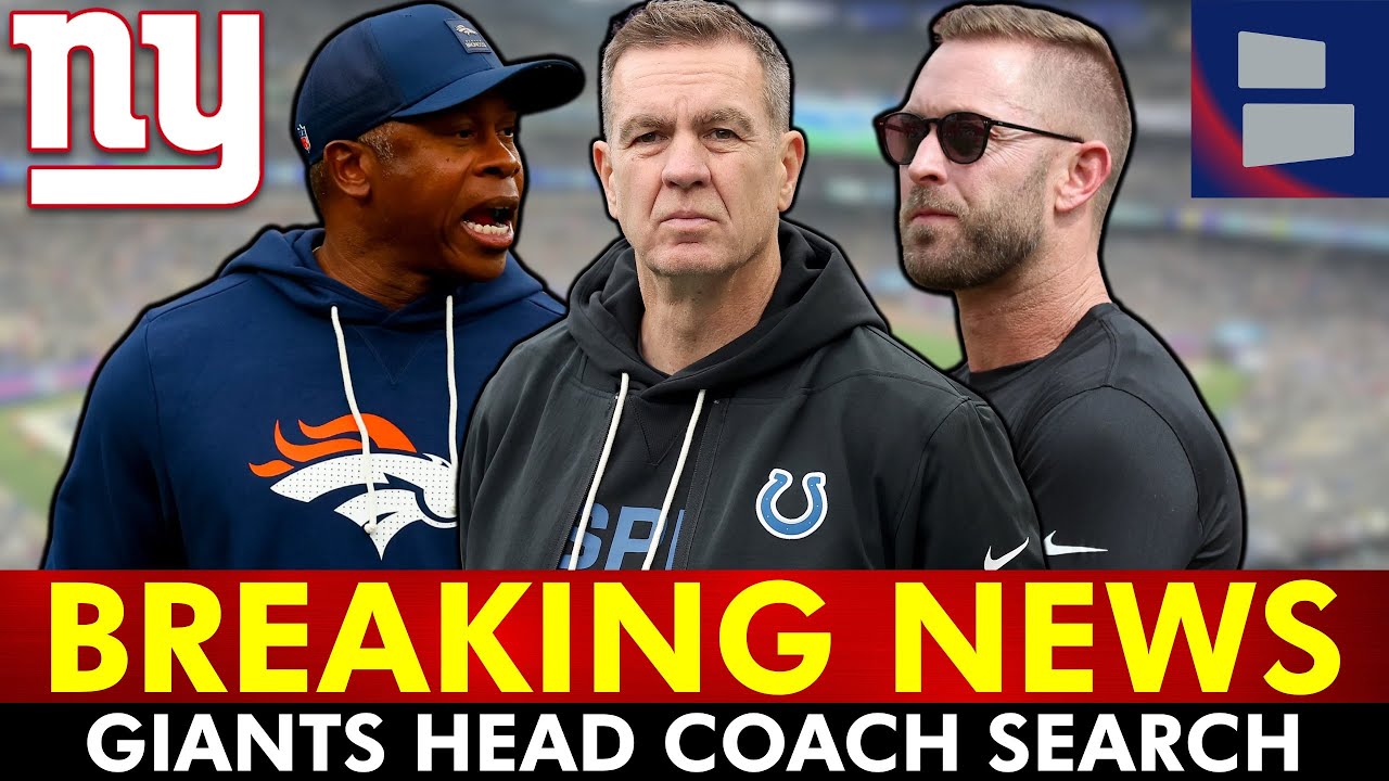 BREAKING NEWS: Giants To Interview These 3 Head Coach Candidates