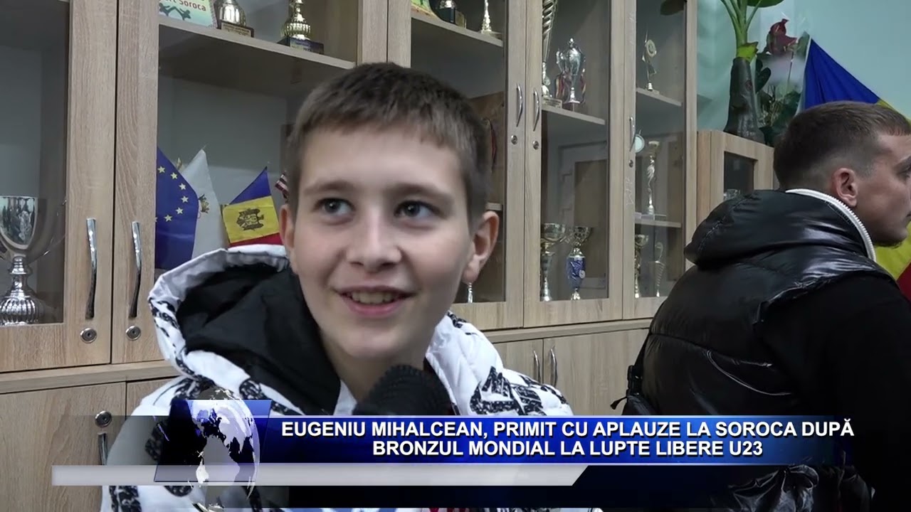 EUGENIU MIHALCEAN, PRIMIT CU APLAUZE LA SOROCA DUPĂ BRONZUL MONDIAL LA LUPTE LIBERE U23