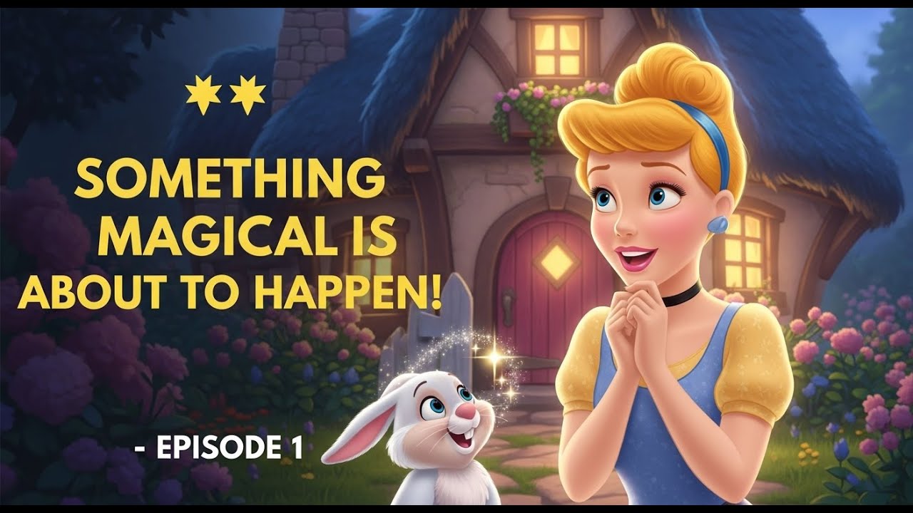 Cinderella Episode 1  The Magical Beginning of Her Adventure! ✨🐰 | Kids bedtime story