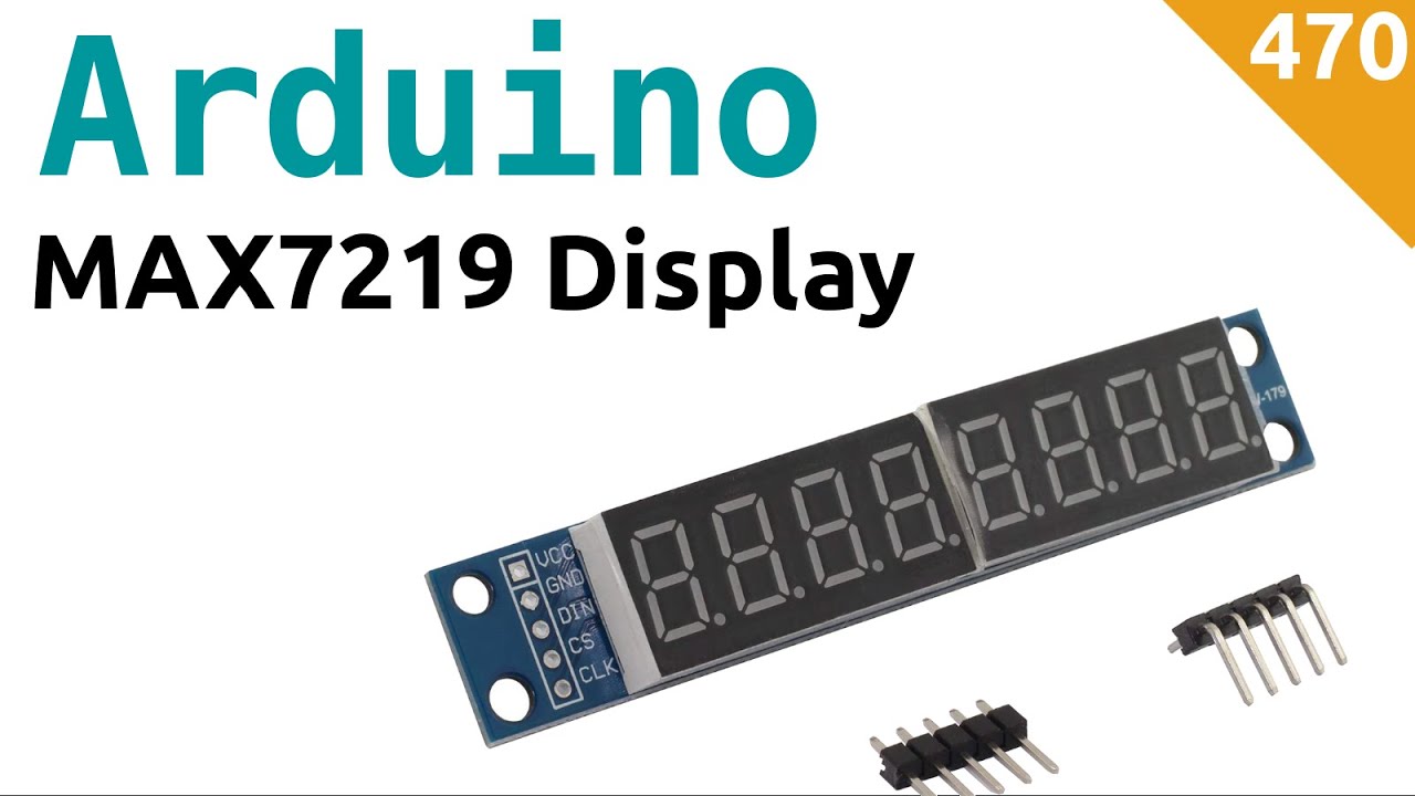 Utilizzare un display a sette segmenti con MAX7219 e Arduino - Video 470