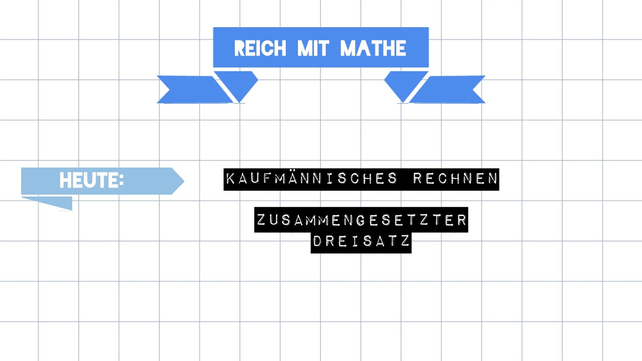 Zusammengesetzter Dreisatz