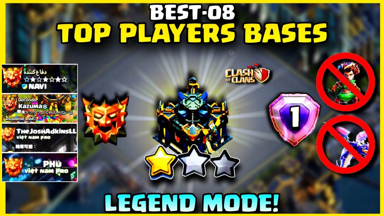 Best TH17 LEGEND BASE LINKS at +6000 Trophies in 2025 | Th17 War Bases | Clash of Clans Base Layouts