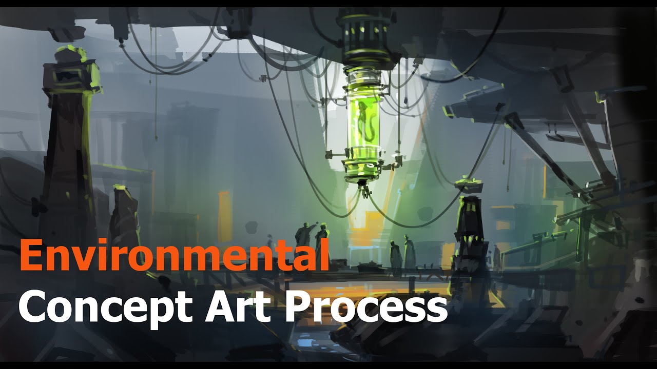 Environmental Concept Art Process