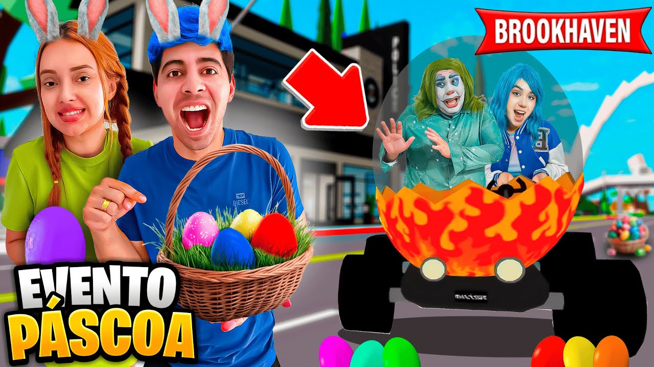 ENCONTRAMOS TODOS OS OVOS DA ATUALIZAÇÃO DE PÁSCOA 2025 DO BROOKHAVEN RP (BROOKHAVEN PÁSCOA)