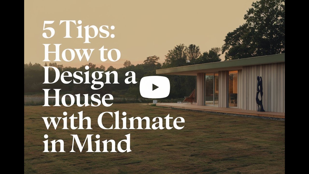 How to Design a House with Climate in Mind
