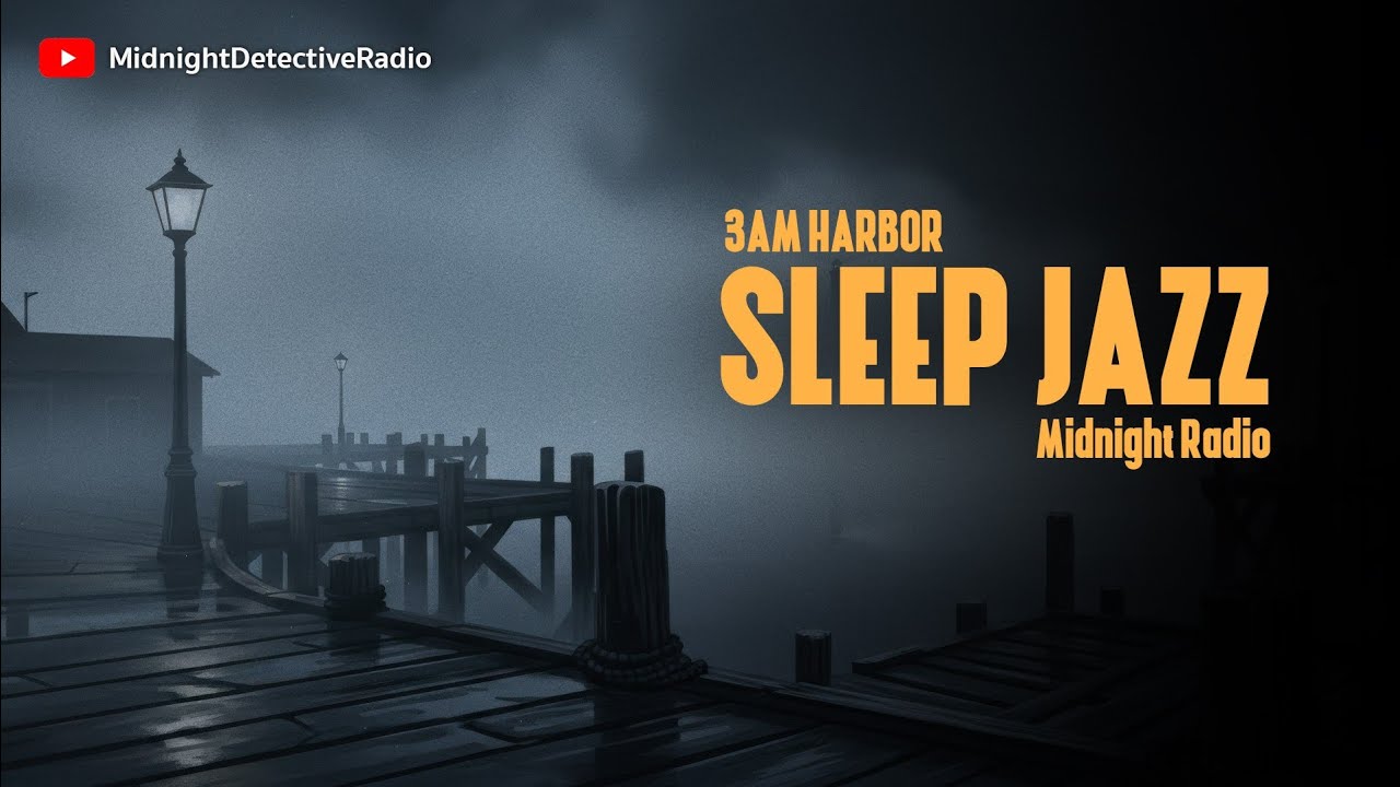 Harbor Fog at 3AM 🌫 Sleep Jazz Noir for Deep Rest & Peaceful Nights