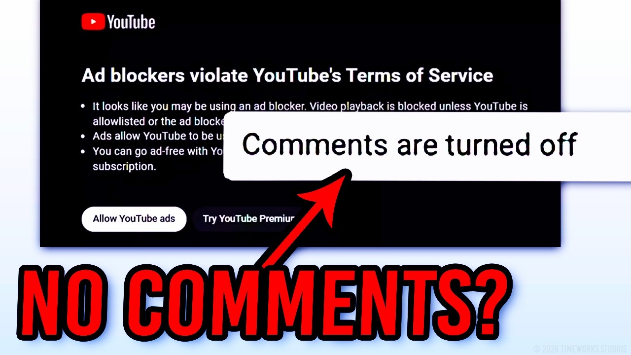 YouTube Is Blocking COMMENTS If You Use AdBlock?