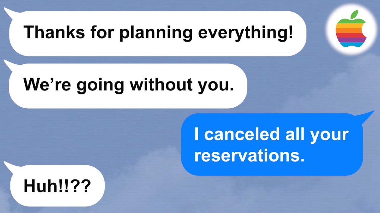 【Apple】Свекровь заставляет меня планировать весь отпуск для нас, а потом оставляет меня одного.