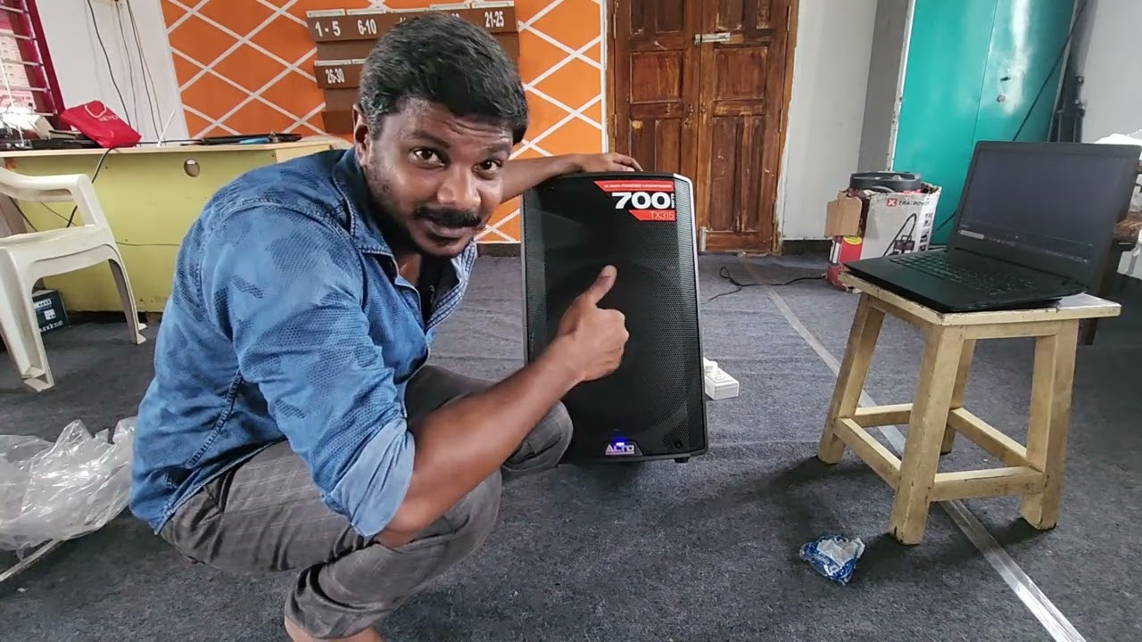 Alto 700 15 inch powered speaker | unboxing and review tamil