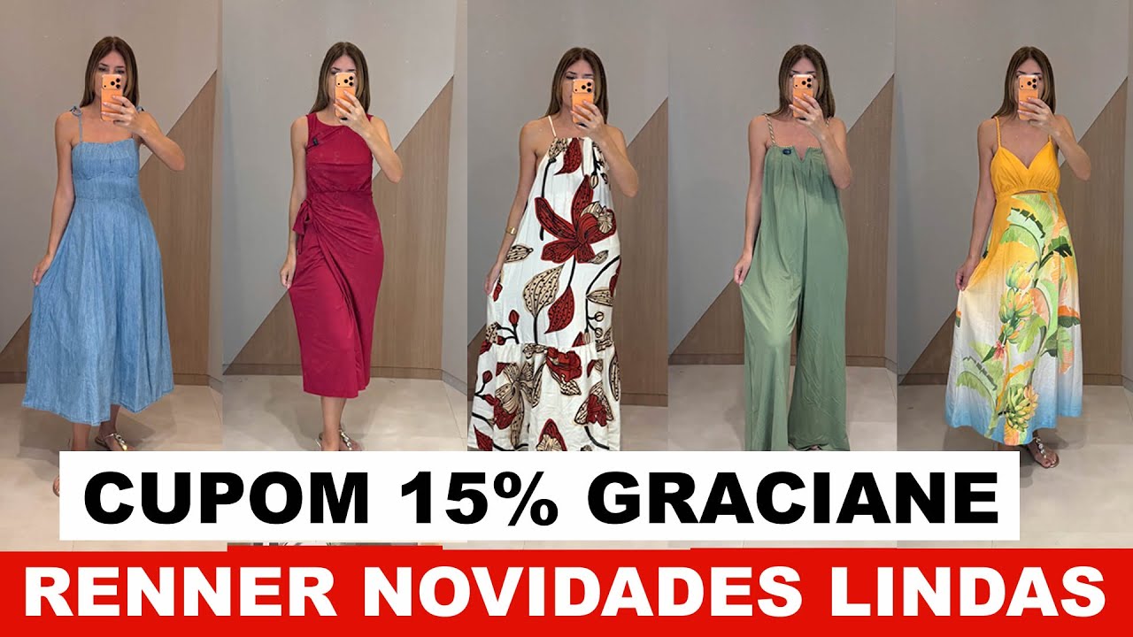 RENNER NOVIDADES JANEIRO NOVA COLEÇÃO TÁ LINDA! CUPOM 15%