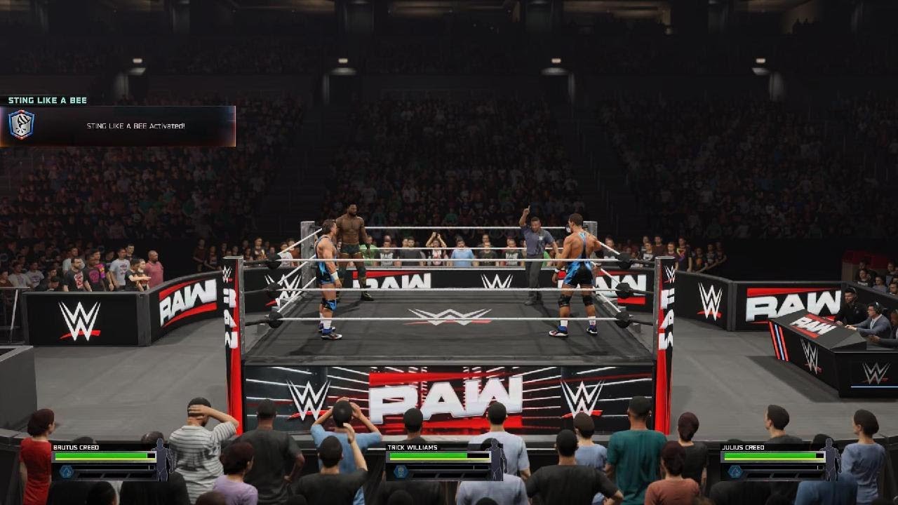 #BrutusCreed Vs #TrickWilliams Vs #JuliusCreed Triple Threat Match #WWE2K25