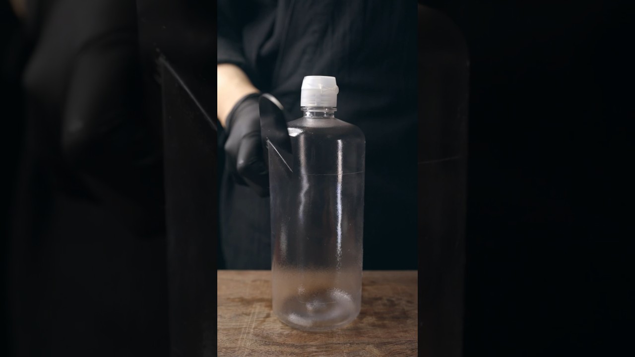 【Before After】Sharpening The Knife Because I Couldn&rsquo;t Cut the Plastic Bottles🔪✨ #asmr