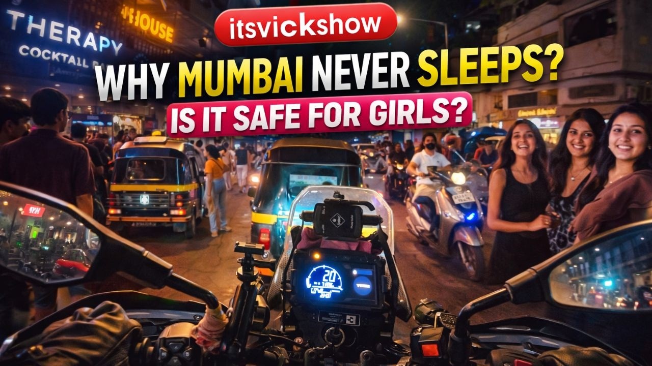 1AM Saturday Night Ride in Mumbai 😳 | Why Girls Feel Safe Here?