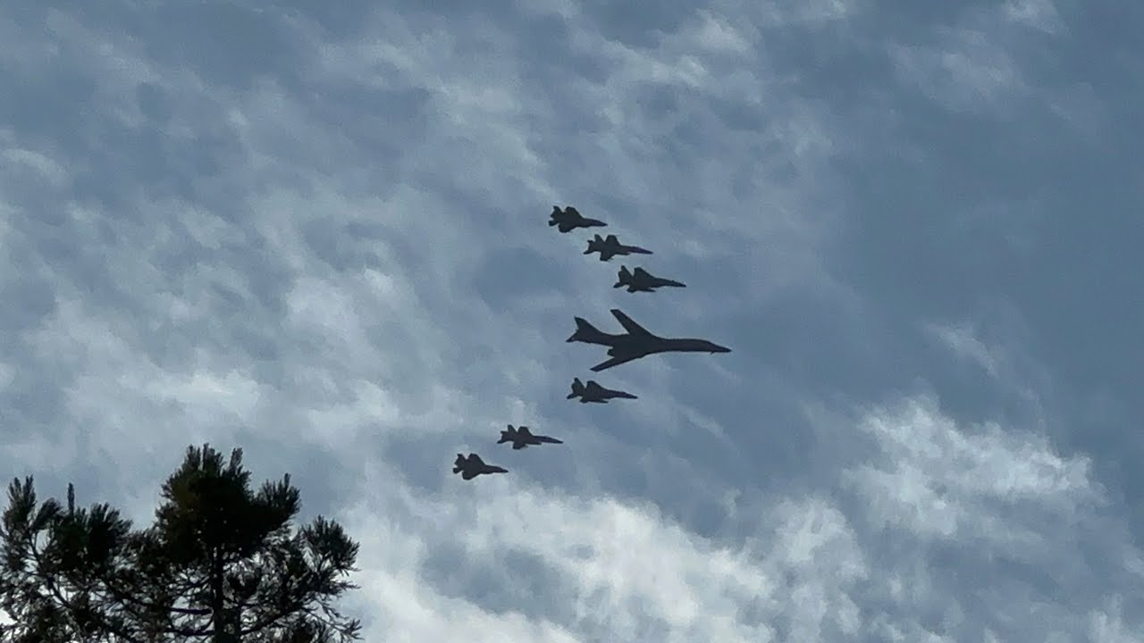 Joint Navy-Air Force Flyover South Bay - Super Bowl LX 2/8/26