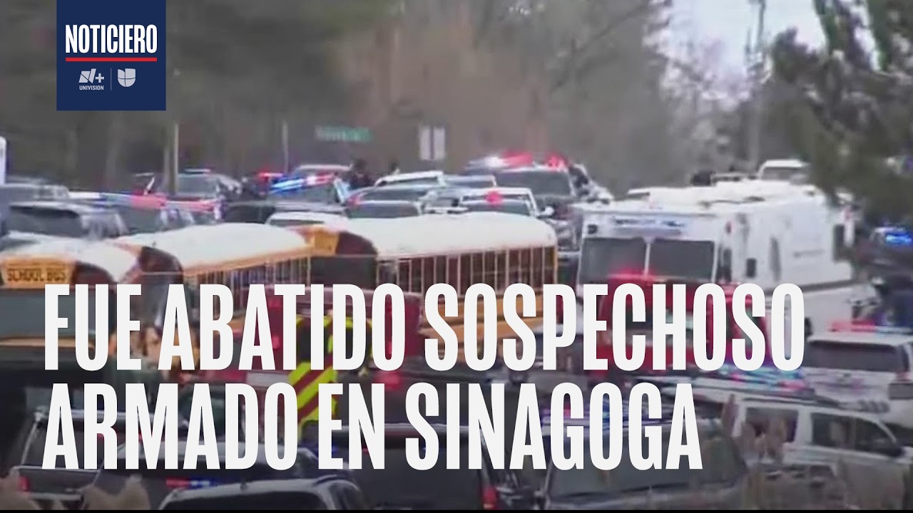 Tiroteo M&iacute;chigan: Abaten a sospechoso armado en la sinagoga Temple Israel tras ataque